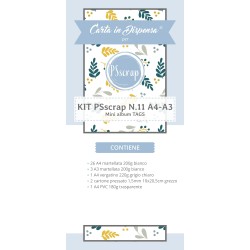 KIT PSscrap N.11 Mini Album Tags A4 - A3