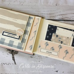 KIT PSscrap N.6 Mini Album Volare con la Fantasia A4