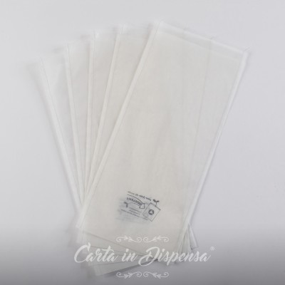50pz Sacchetti 36x15+2 Carta pergamino (glassina)
