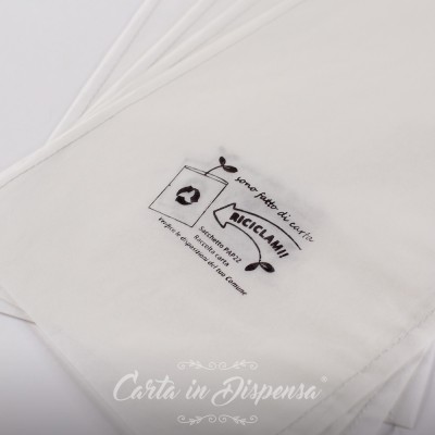 50pz Sacchetti 36x15+2 Carta pergamino (glassina)