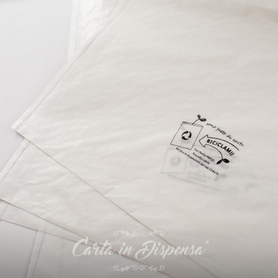 50pz Sacchetti 49x36+2 Carta pergamino (glassina)