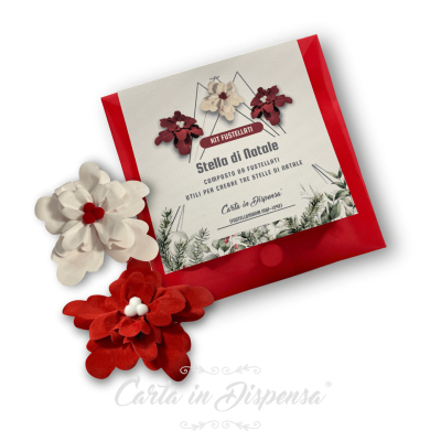 KIT pretagliato Stella di Natale