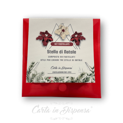 KIT pretagliato Stella di Natale