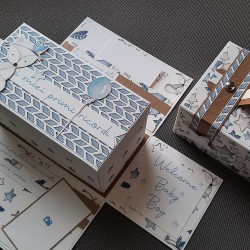 KIT N.2 Emozioni di Carta La Valigia dei ricordi & Scrap-Nic box A4