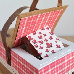 KIT N.2 Emozioni di Carta La Valigia dei ricordi & Scrap-Nic box A4