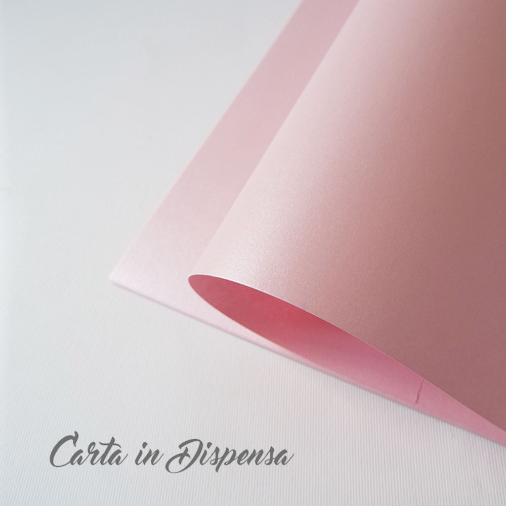carta perlata rosa baby
