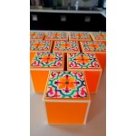 Photo from customer for Conf. JEANS arancio 290g